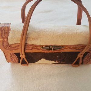 LEATHER COWHIDE PURSE
